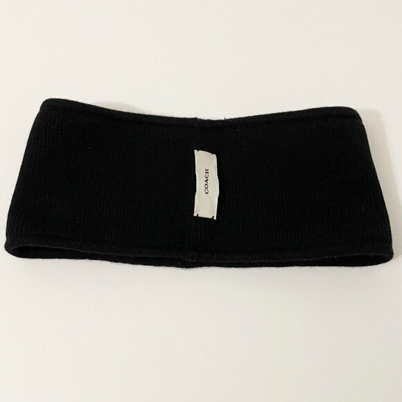 Coach Knit Headband Ear Warmer Flaws - Picture 8 of 16